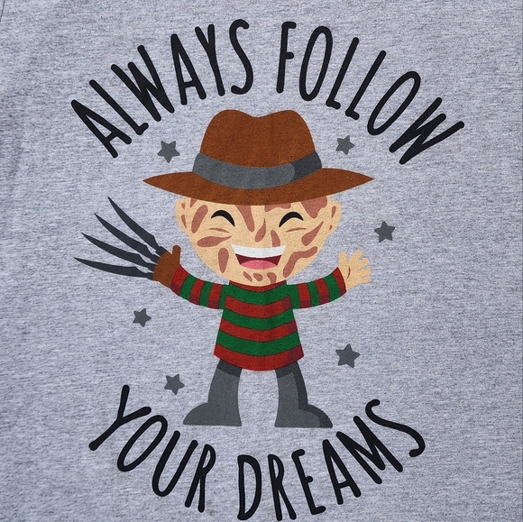 Nightmare On Elms Street Follow Your Dreams Tee - Picture 5 of 5